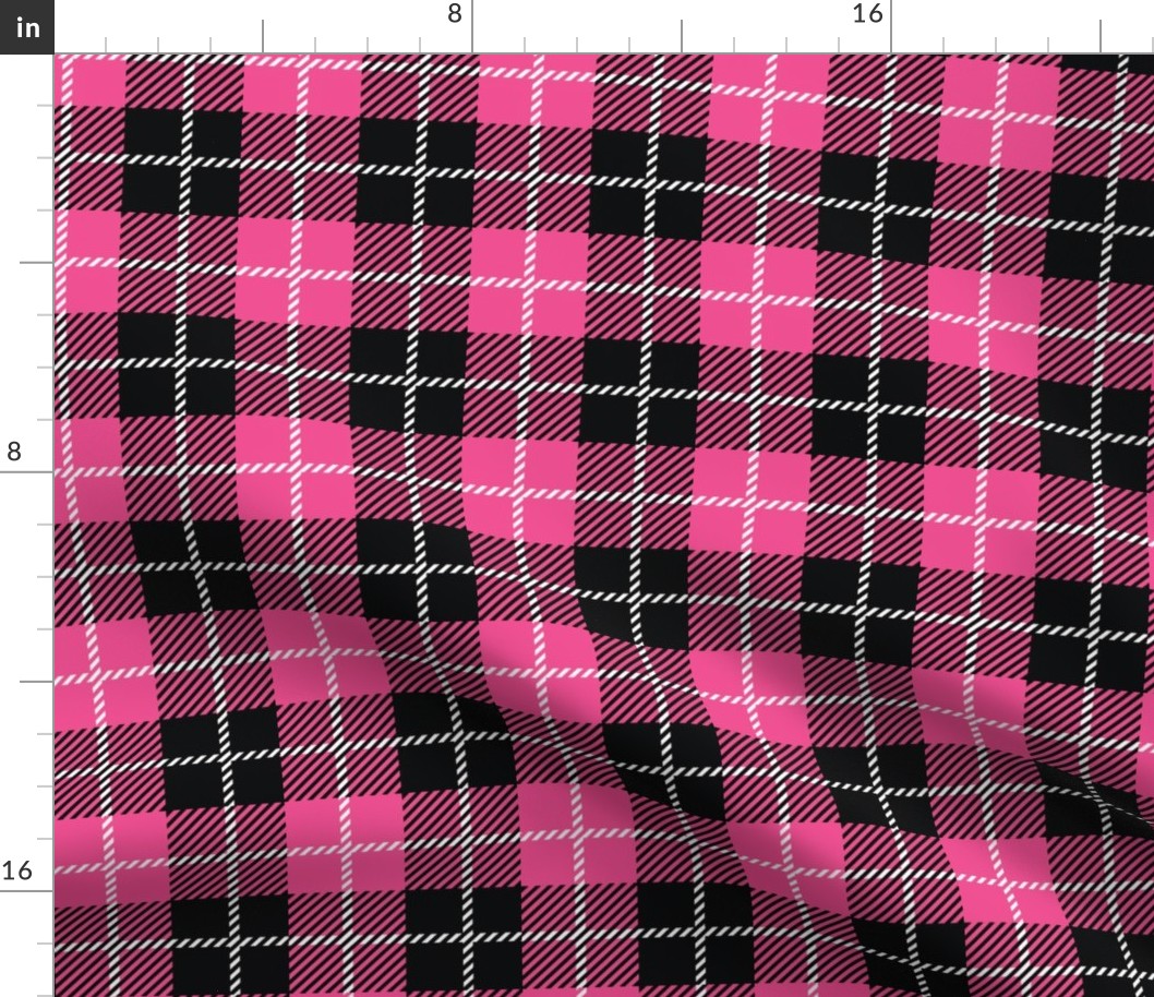 Pirate Plaid - Magenta