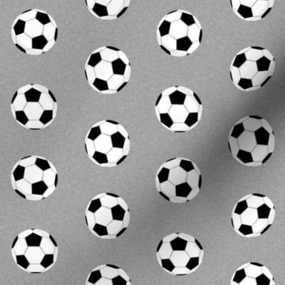 soccer ball fabric - grey