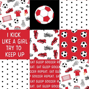 Girl Sports Fabric, Wallpaper and Home Decor