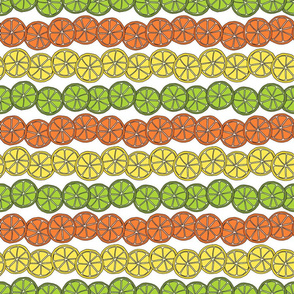 Large Citrus Slice Pattern - Lemon, Orange, & Lime