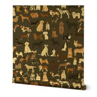 dogs -  dog fabric lots of breeds cute dogs best dog fabric best dogs cute dog breed design dog owners will love this cute dog fabric