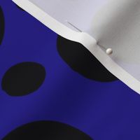 Royal Blue and Black Spots