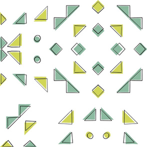 Handmade triangles 
