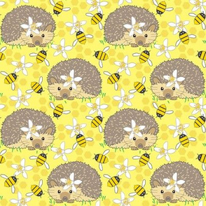 medium hedgehogs and bees