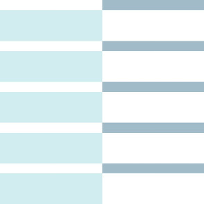 Staggered Stripe - sky/water