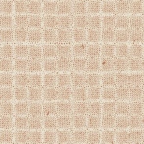 Vintage Knit Lacework (cream on terra cotta) 