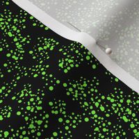 Scatter Black and Bright Green
