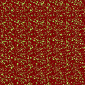 Scatter Christmas Dark Red and Bright Green