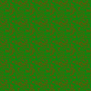 Scatter Christmas Green and Red