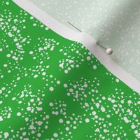 Scatter Bright Green and White