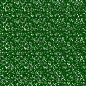 Scatter Dark Green and White