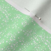 Scatter Mint and White