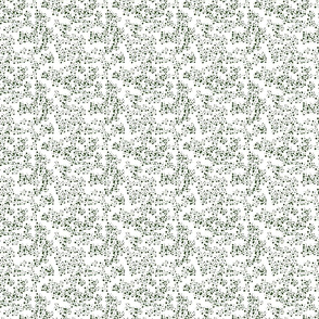 Scatter White and Dark Green