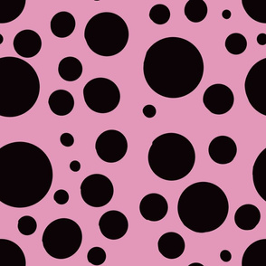 Pink and Black Spots