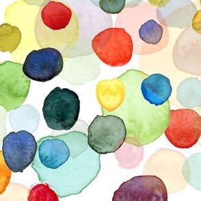 watercolor blobs 