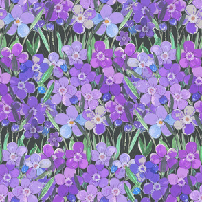 Lilac floral pattern