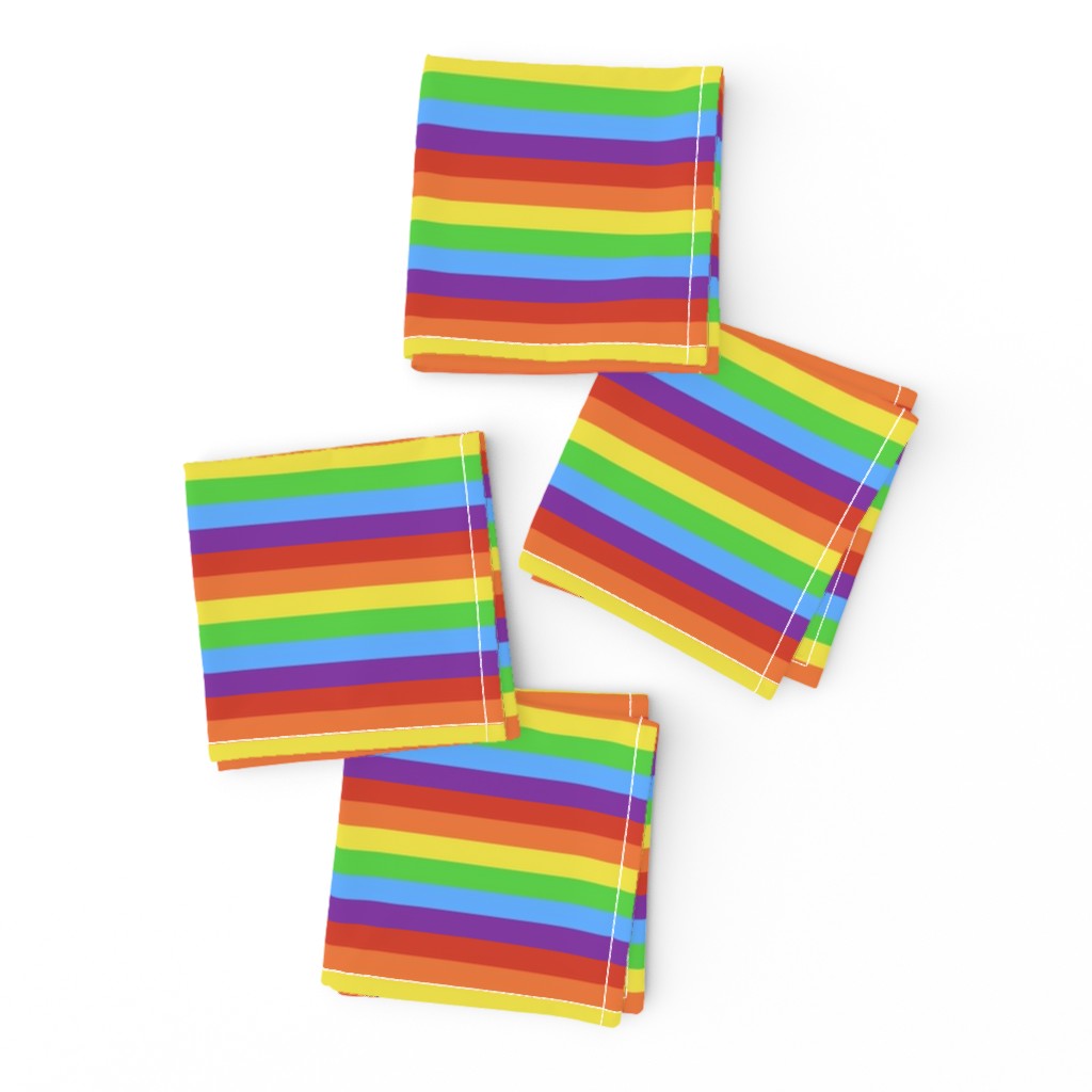 Pride Rainbow Stripe - Small Horizontal