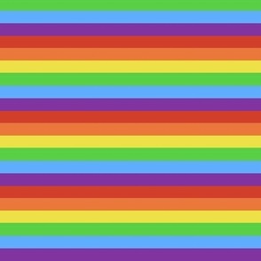 Pride Rainbow Stripe - Small Horizontal