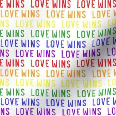 Love Wins - rainbow - PRIDE - LGBTQ - LAD20