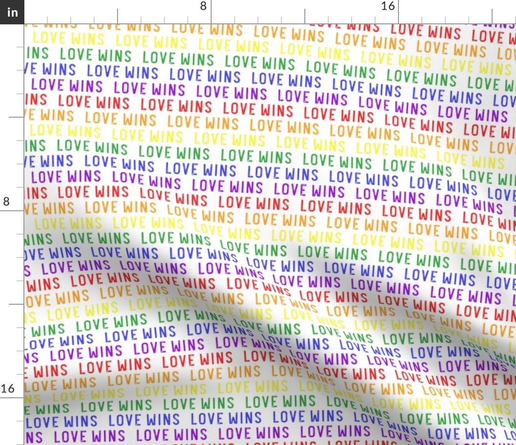 Love Wins - rainbow - PRIDE - LGBTQ - LAD20