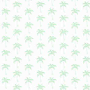 Palm Trees Allover Green