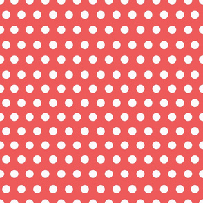 Dots Dots Dots - Just polka dots red and white