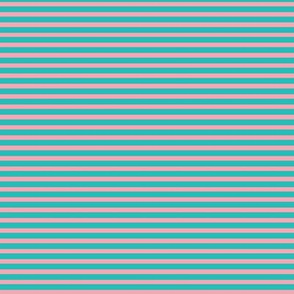 Thin horizontal stripes pink and teal