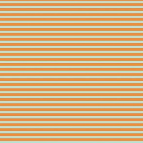 Thin horizontal stripes orange and green