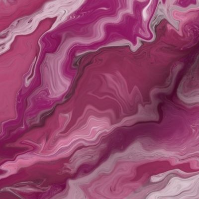 Magenta Fluid Marble