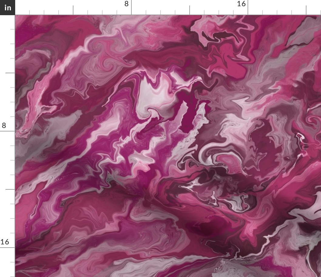 Magenta Fluid Marble