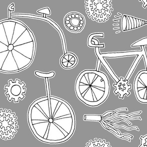 BIcycles, Ball Bearings, Gears, Fringe and Horn