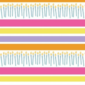 Birthday Candle Stripe|Renee Davis