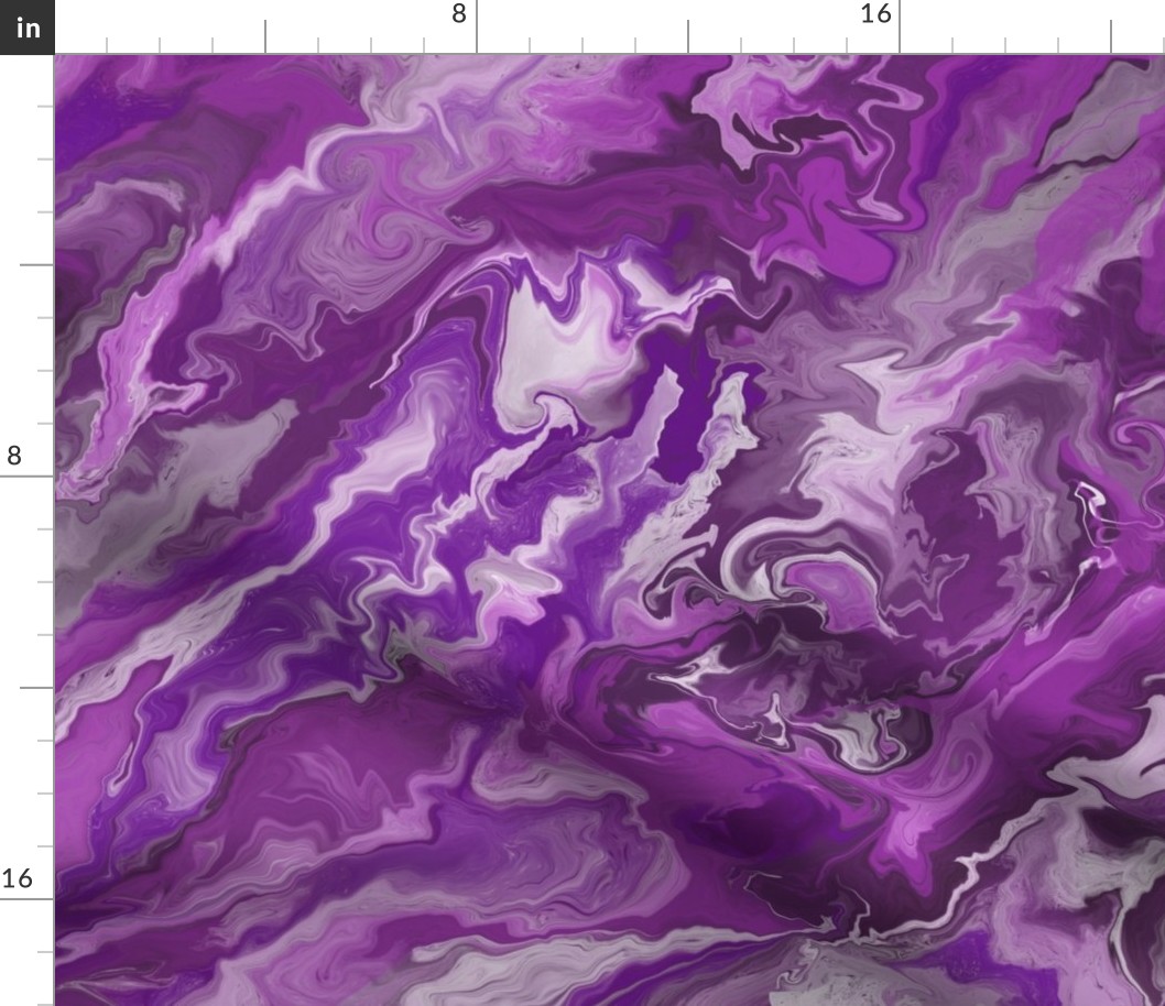 Purple Fluid Marble