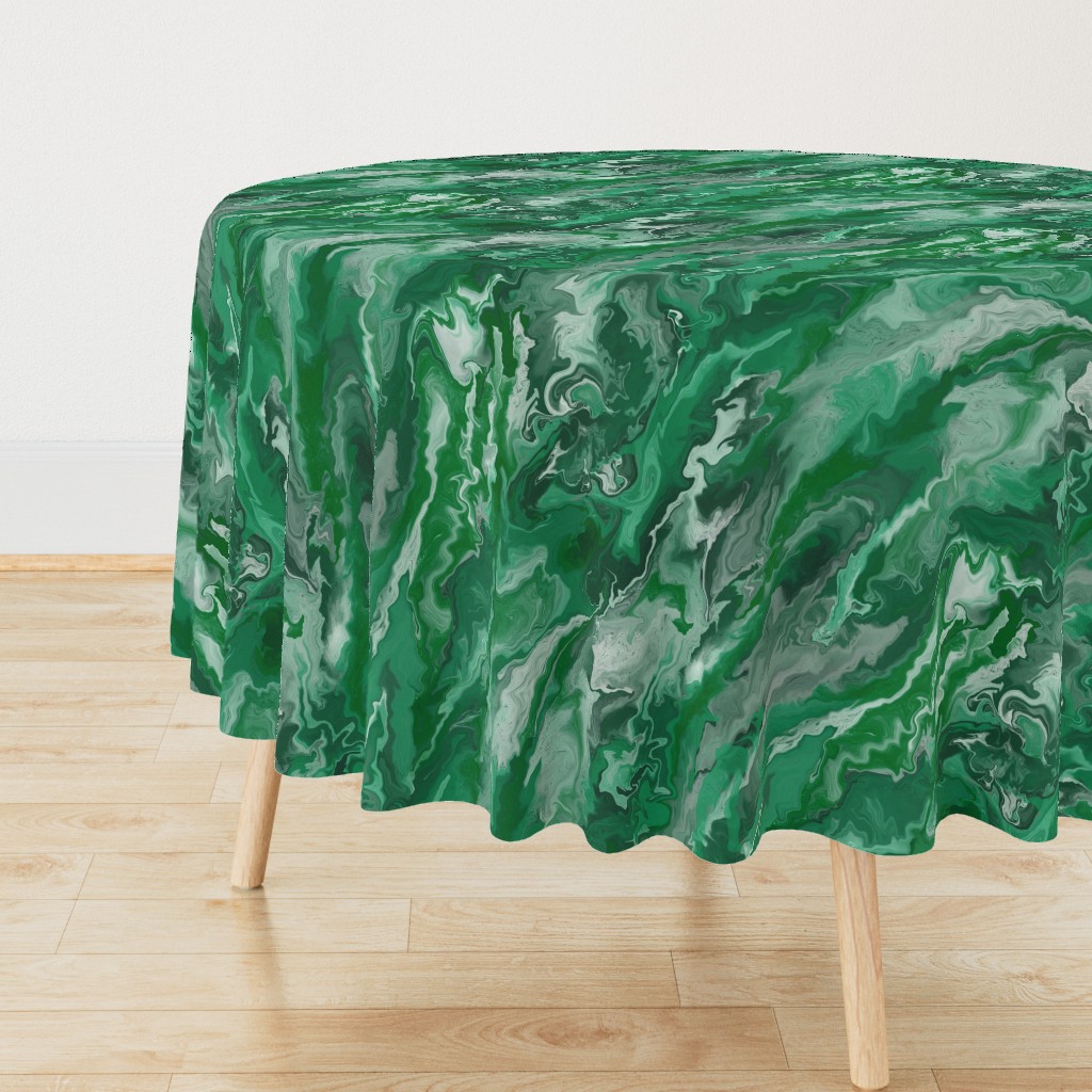 Green Fluid Marble