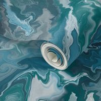 Aqua Fluid Marble