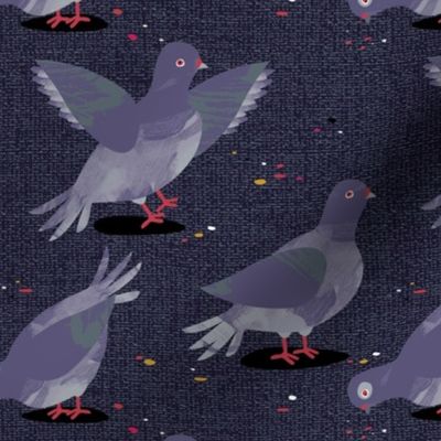 Pigeons purple small