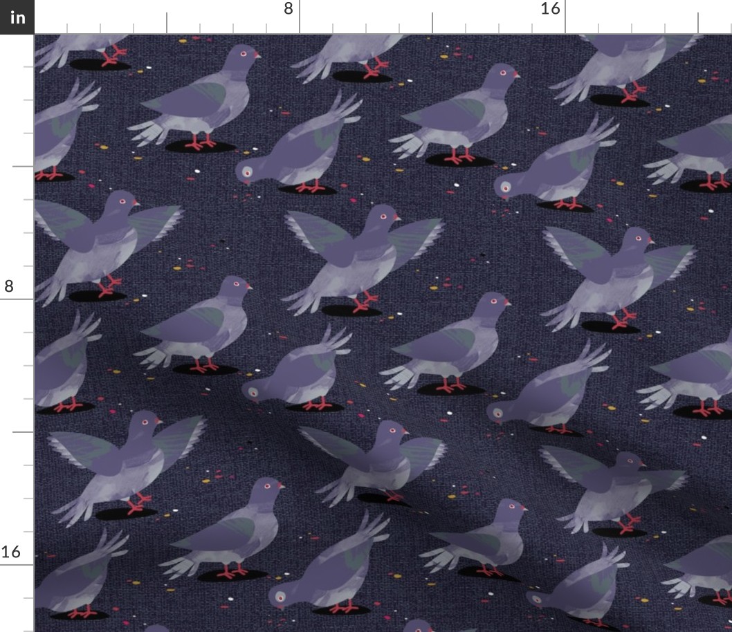 Pigeons purple small