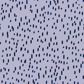 Normal scale // Sea reflexions // violet background navy blue abstract organic lined dots