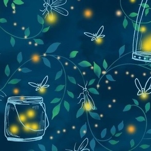 Firefly Evening Forest