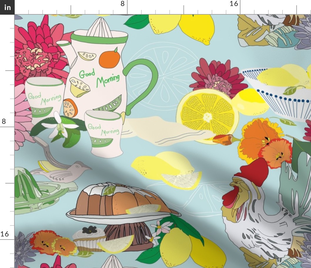 Modern Day Kitchen Toile 