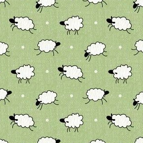 Jumping Sheepies - Green - © Autumn Musick 2020