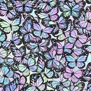 Unicorn Monarch Butterfly Pattern