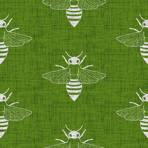 bees - 370c - rave green - customer request