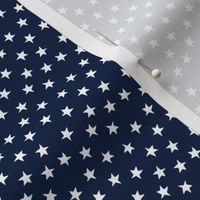 TINY stars fabric // navy blue stars and white patriotic kids night sky nursery baby 