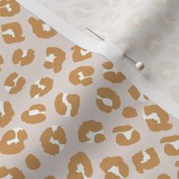 Mini panther spots and leopard dots animal print boho summer nursery sand latte beige
