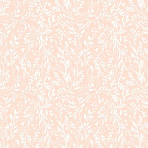 TANGLED White Soft Peach // small