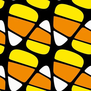 Abstract Halloween Candy Corn