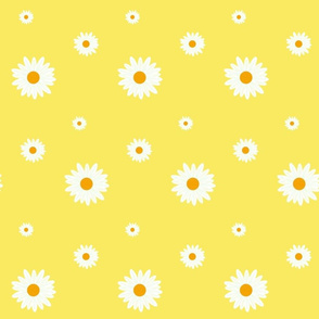 happy daisy-yellow
