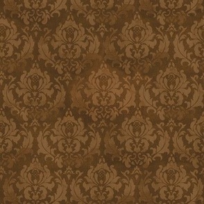 Damask Sepia Petit