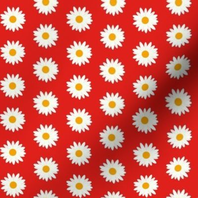 happy daisy small-red